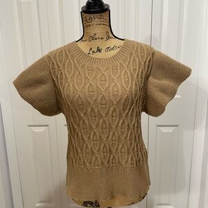 Ces Femme Tan Knit Sweater